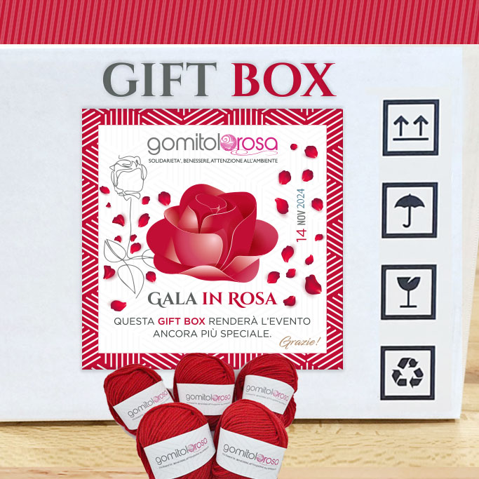 Gomitolorosa Gift Box cofanetto regalo solidale