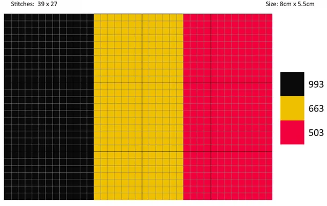 Appleton Belgium Flag kit arazzo bandiera Belgio