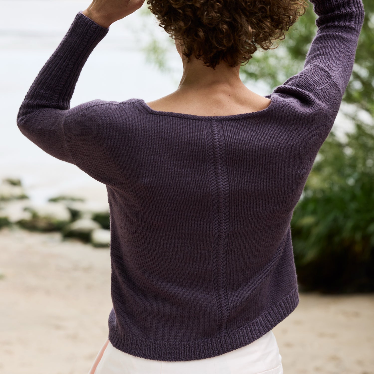 Rosy Green Wool Twilight Trail schema maglione