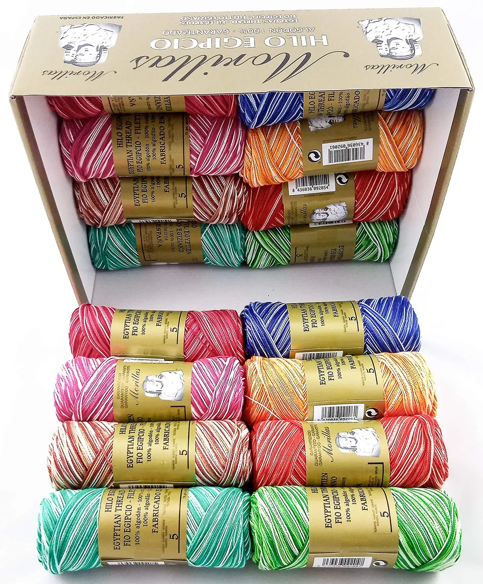 Morillas Zepelines Ne 5/2 cotone perlato assortiti 16 gomitoli