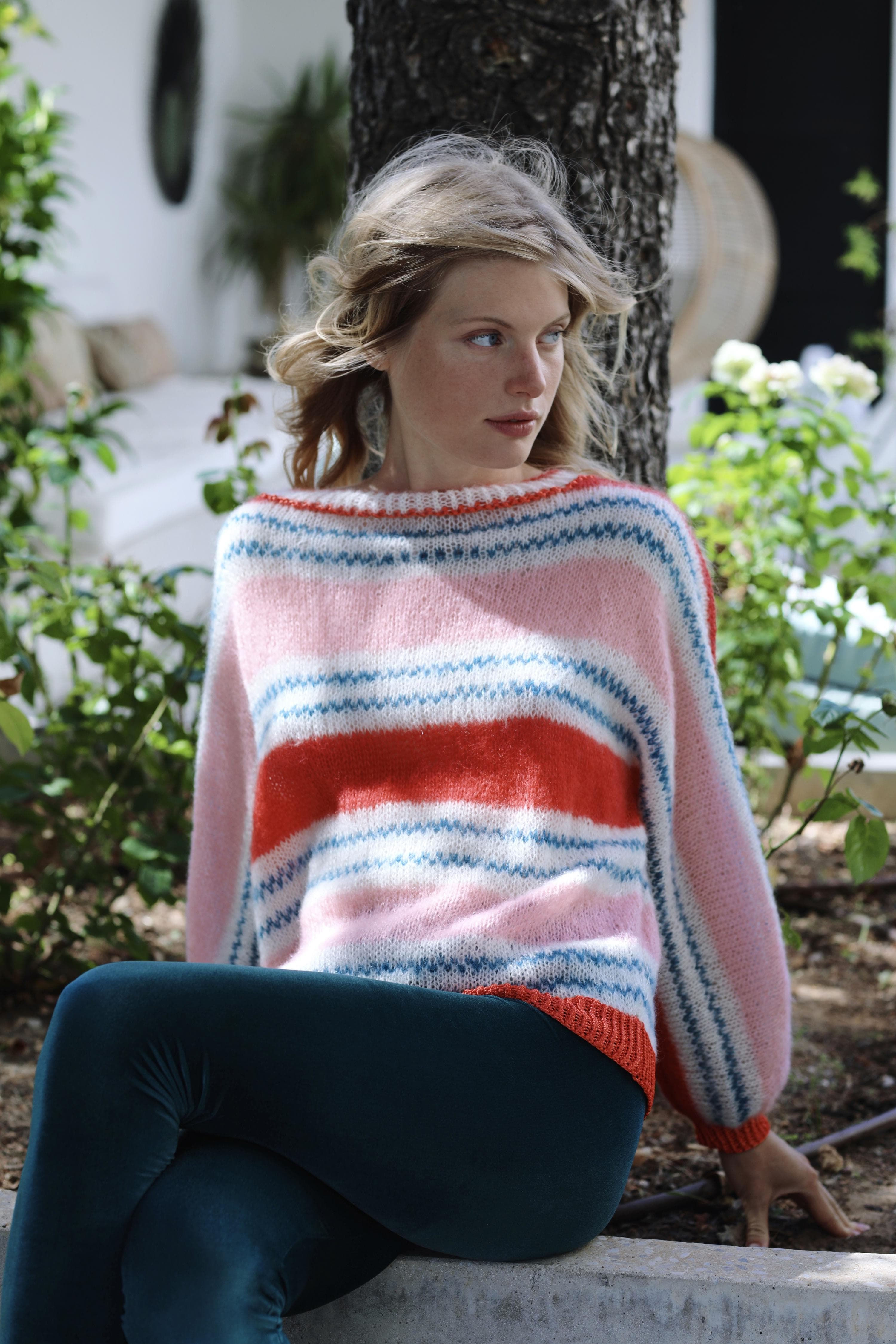 Anny Blatt Julia kit maglia mohair e seta