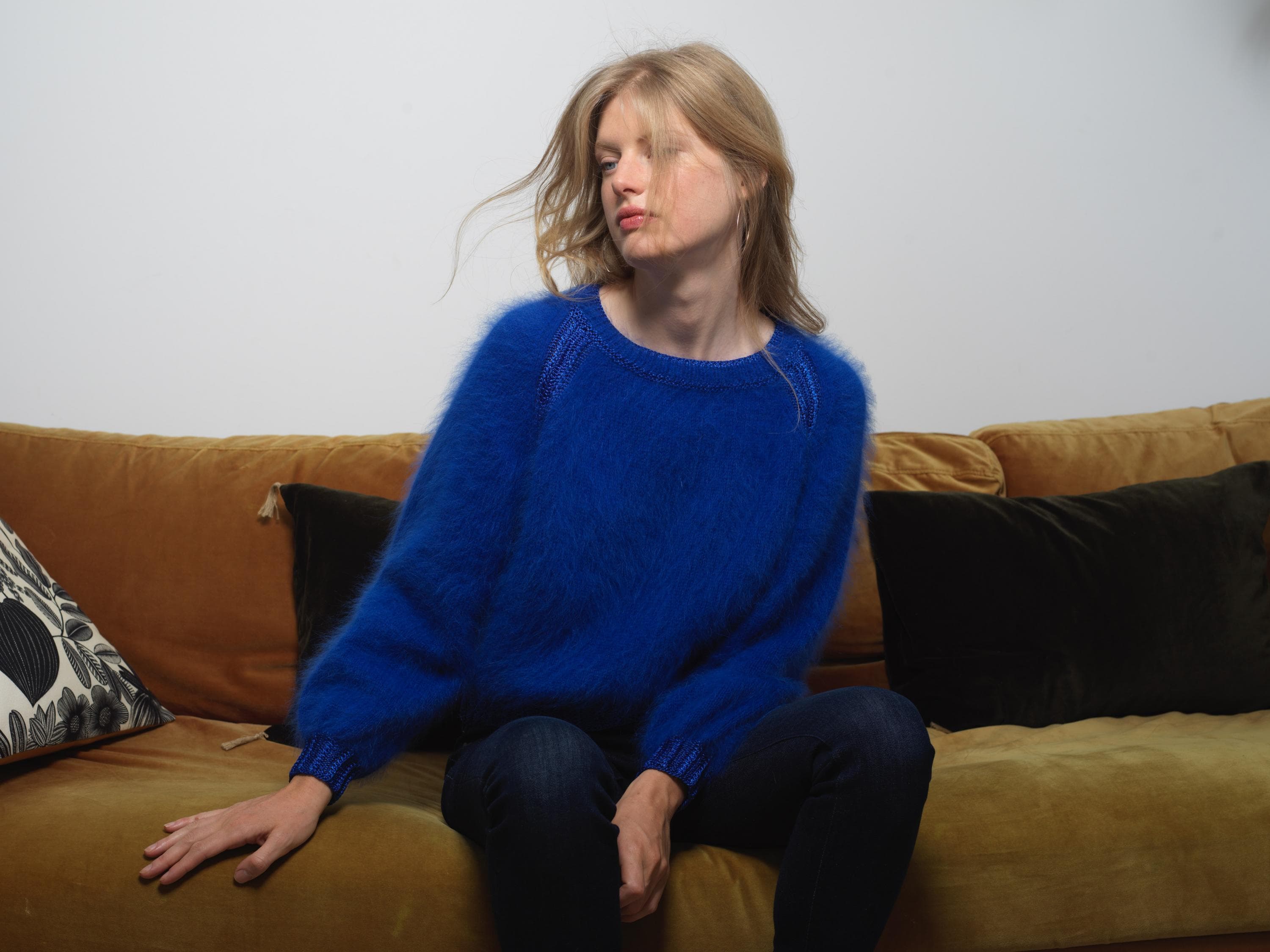 Anny Blatt Chloé kit pull raglan angora