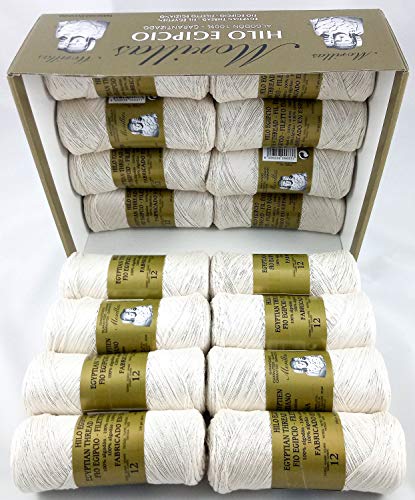 Morillas Zepelines Ne 12/2 cotone perlato 16x100g ecrù