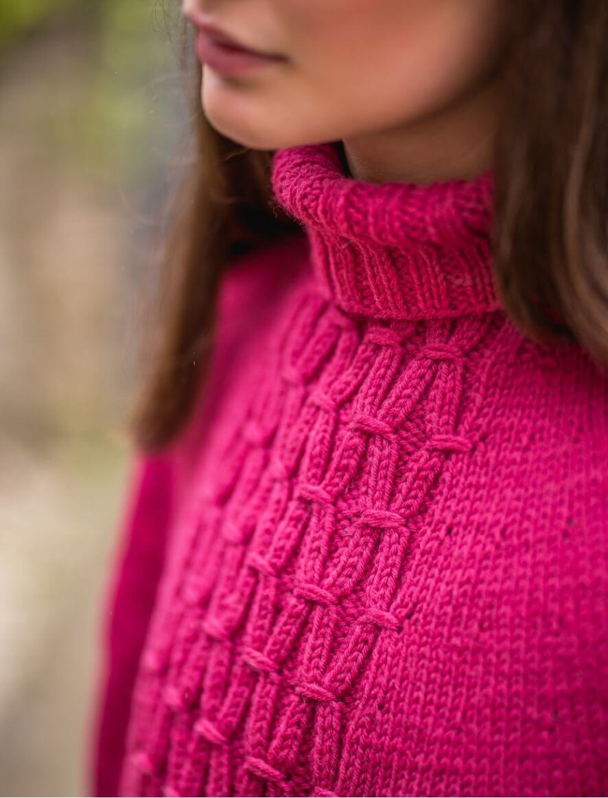 Rosarios4 Capa Magenta mantella donna modello