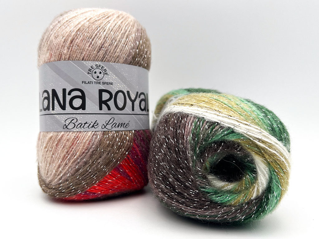 Il Filo di Arianna Royal Batik Lame Filato 100 g Sfumato Lurex