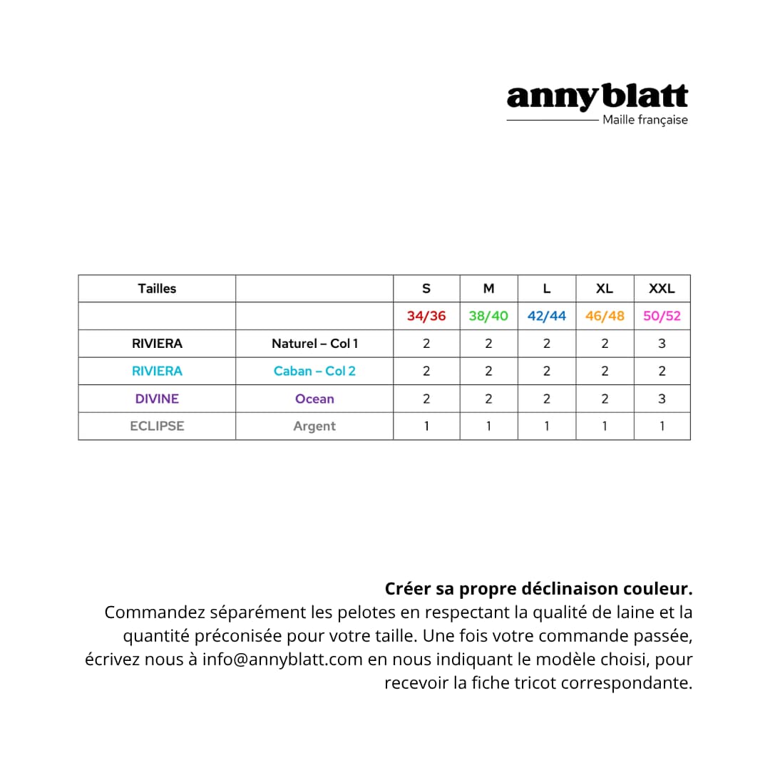 Annyblatt Bonnie top kit maglia cotone estivo