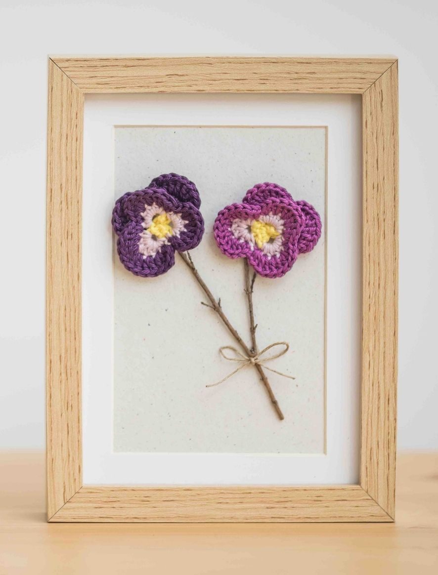 Rosarios4 282 Giardino di Pasqua Viola schema uncinetto