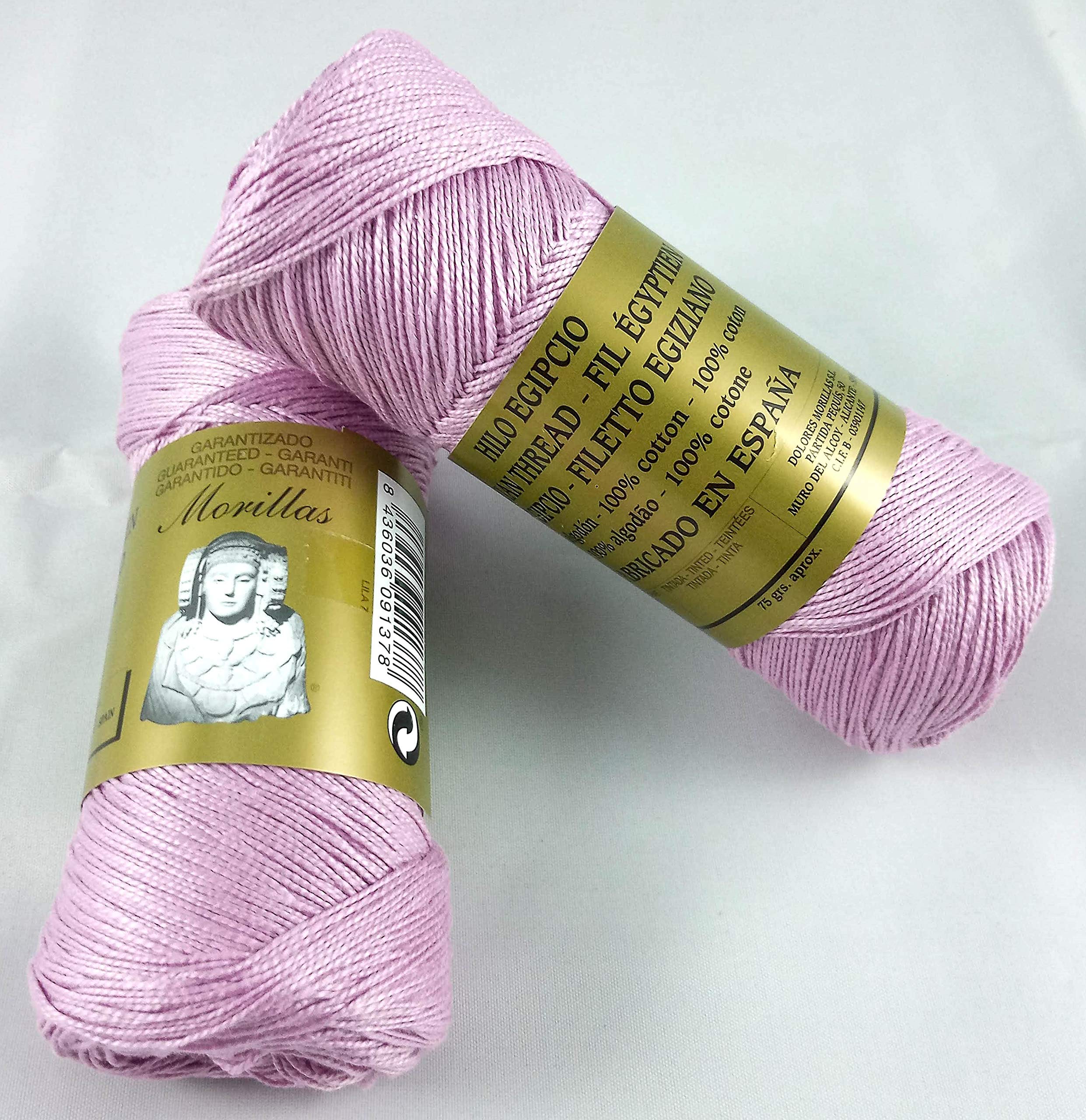 Morillas Zepelines Ne 12/2 filo cotone 2x75 g lilla 7 mercerizzato