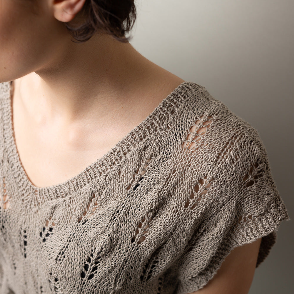 Pascuali Aspen Leaf t-shirt schema maglia download cotone lino