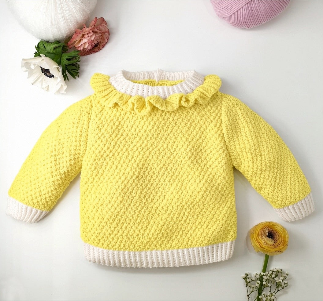 Anny Blatt Violette kit golfino neonato merino