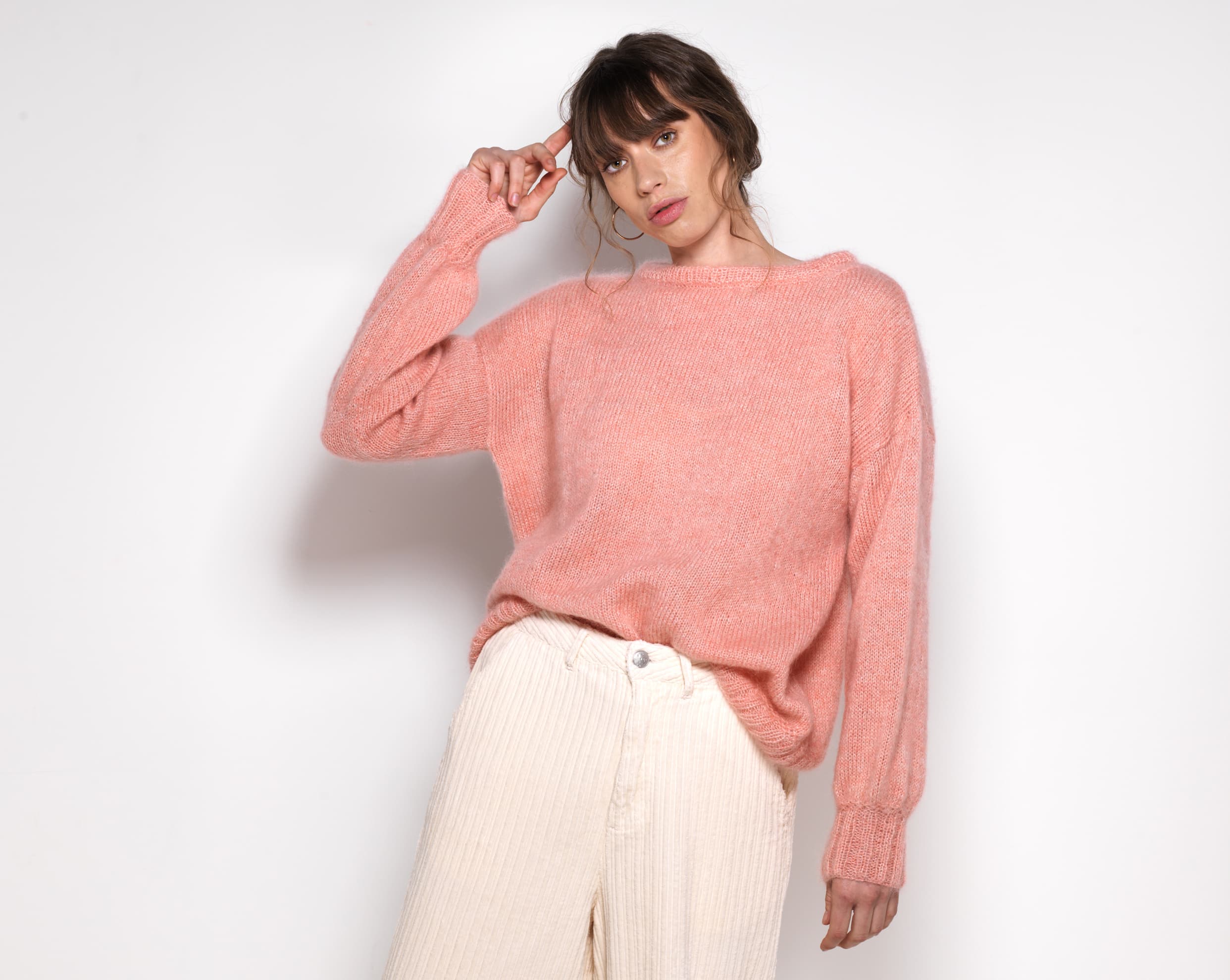 Anny Blatt Agate Rose kit maglia mohair e seta