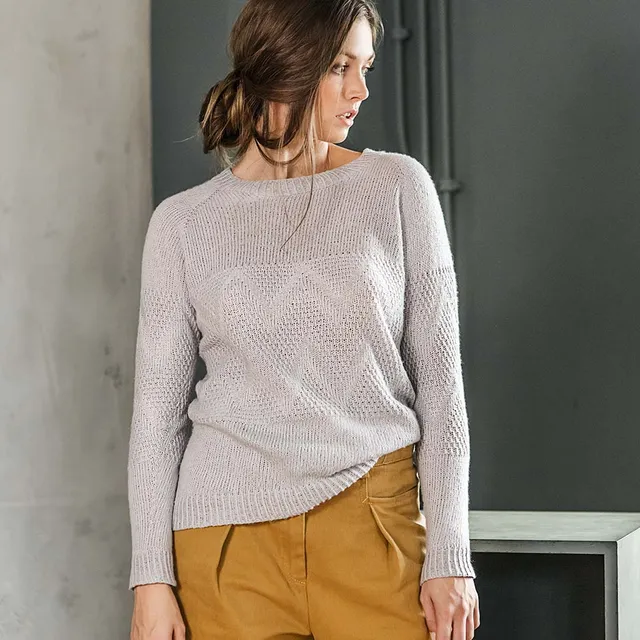 Pascuali Neela Sweater schema maglia PDF raglan cotone
