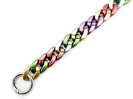 Il Filo di Arianna Catena resina 50 cm manico borsa 20x30 mm moschettoni