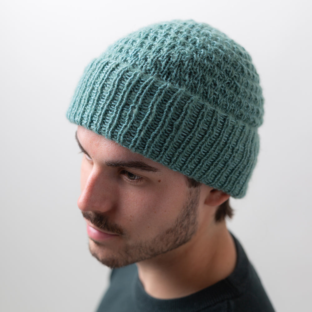 Pascuali Snug Top Hat pattern maglia cappello coste
