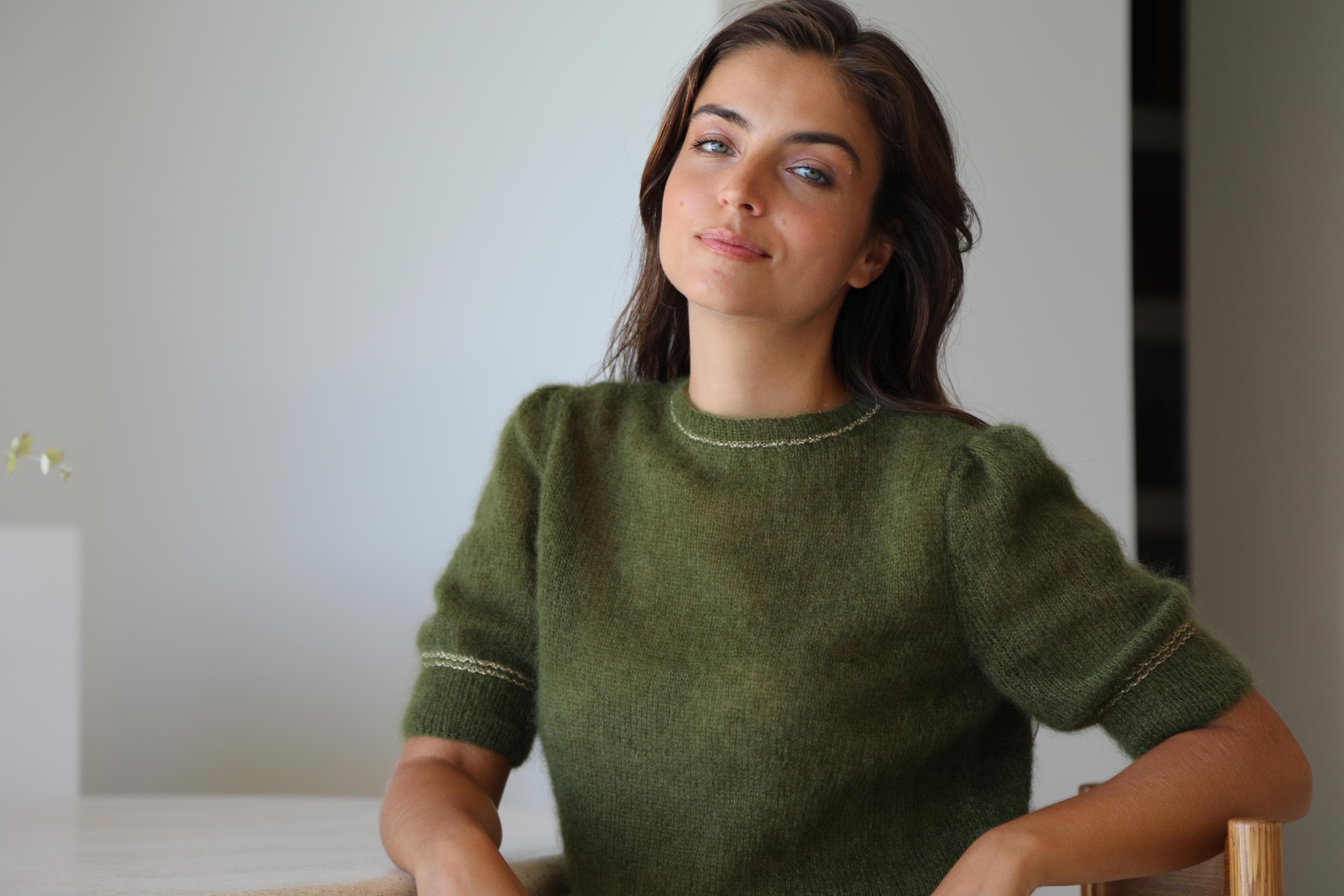 Anny Blatt Monica kit maglia pullover mohair leggero