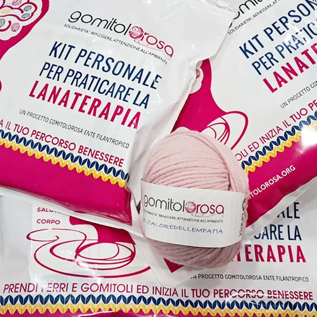 Gomitolorosa Lanaterapia 3 Kit 2 per te 1 sospeso
