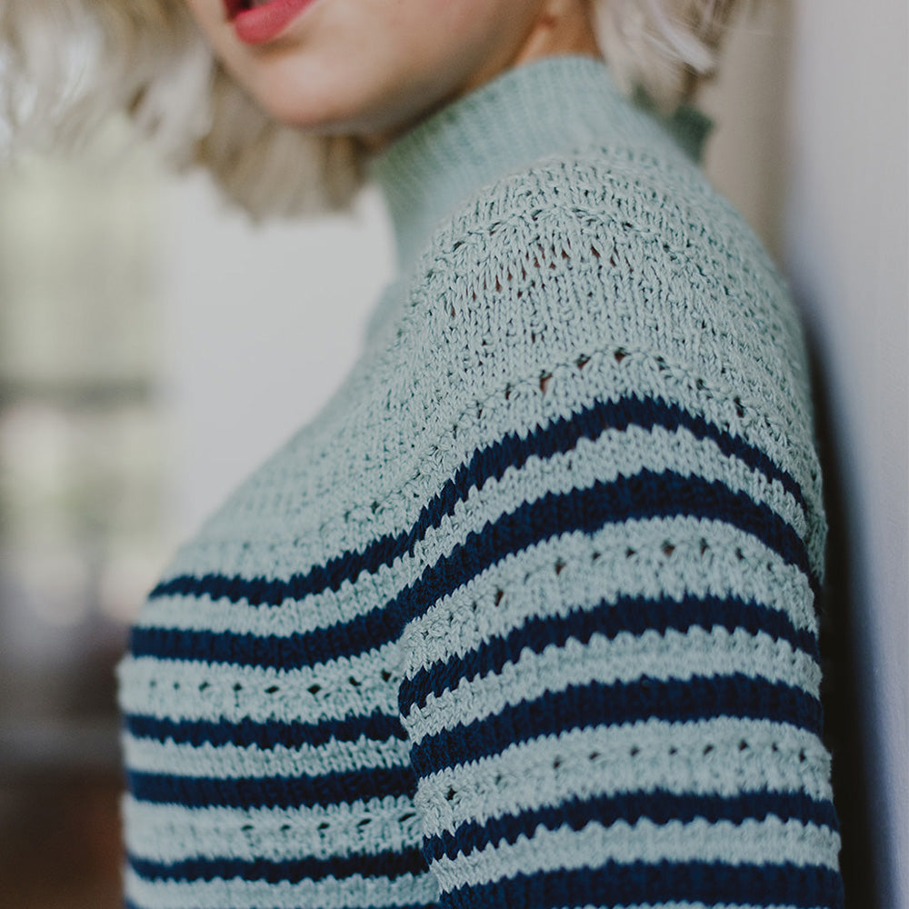 Pascuali Ashina schema maglia pullover a righe