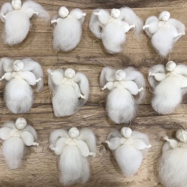 Gomitolorosa Angioletto kit fai da te lana grezza 30 pezzi