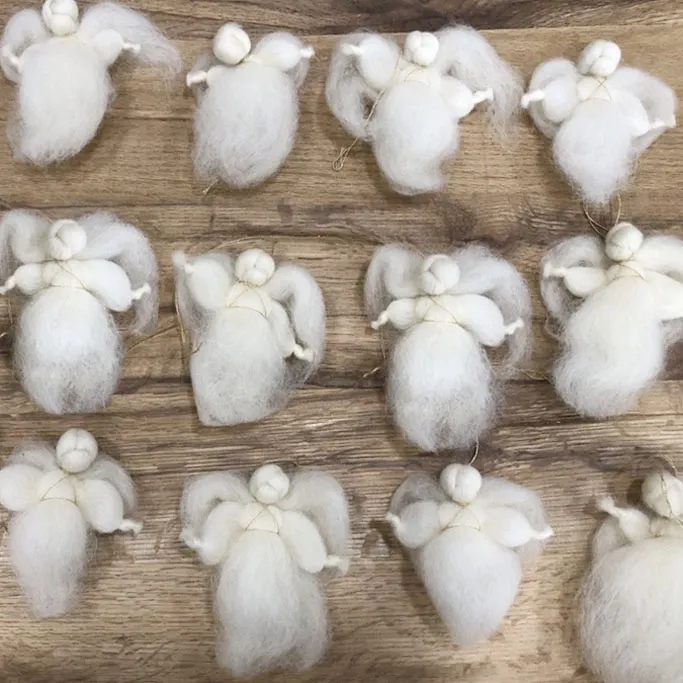 Gomitolorosa Angioletto kit fai da te lana grezza 30 pezzi