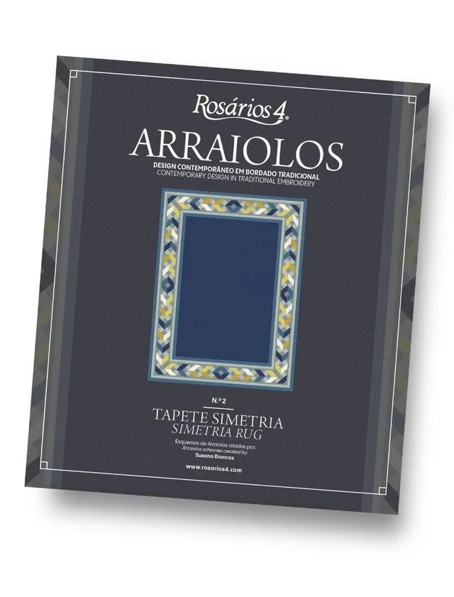 Rosarios4 Simetria N.2 rivista tappeto Arraiolos