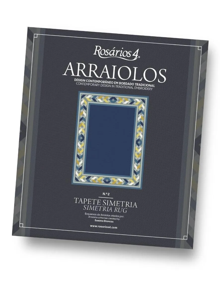 Rosarios4 Simetria N.2 rivista tappeto Arraiolos