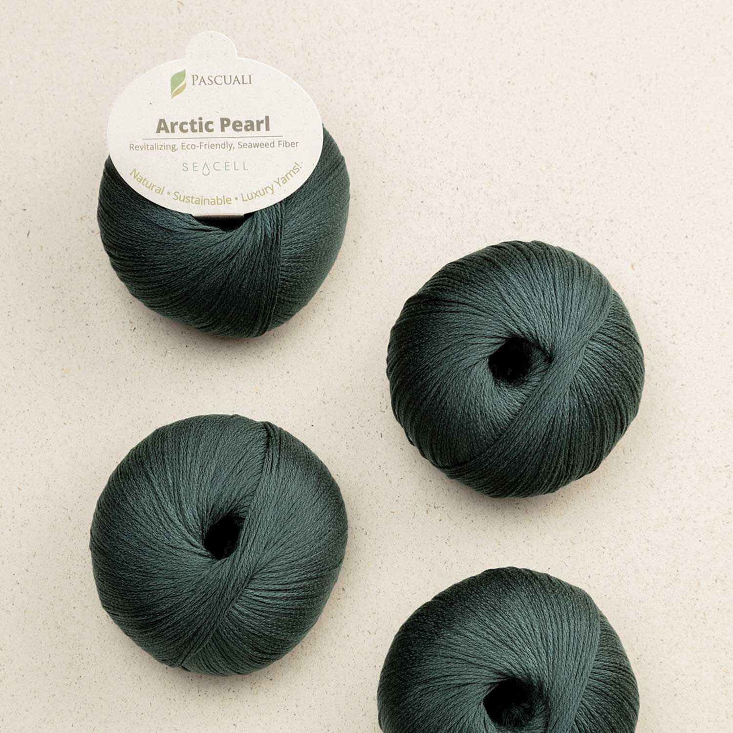 Pascuali Arctic Pearl filato vegano Seaweed 18