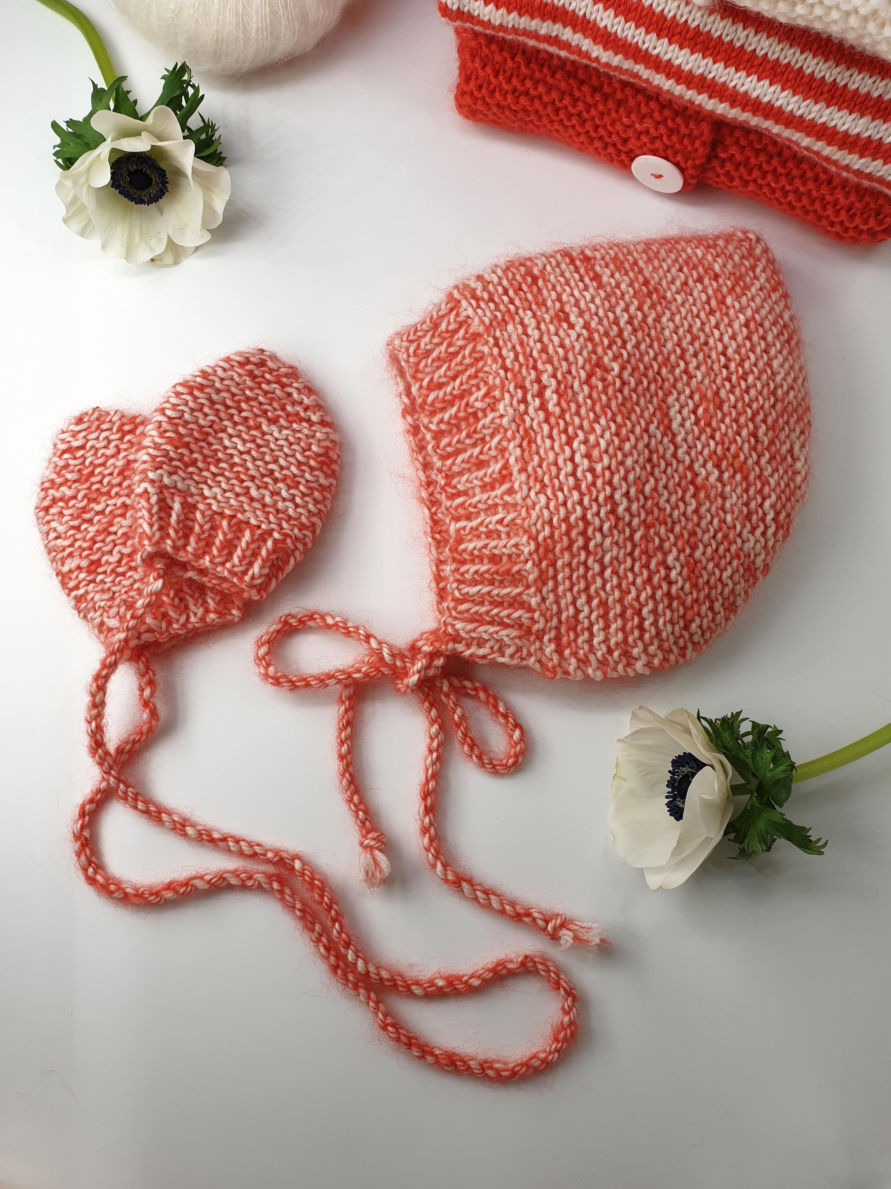 Anny Blatt Buis kit neonato merinos taglia 1 capucine