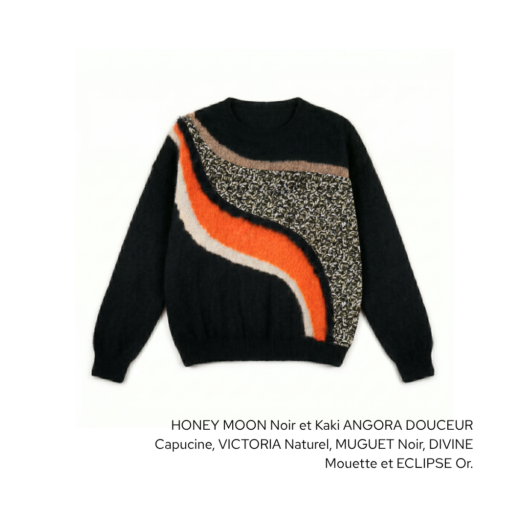 Annyblatt Charlize kit maglia pullover mohair