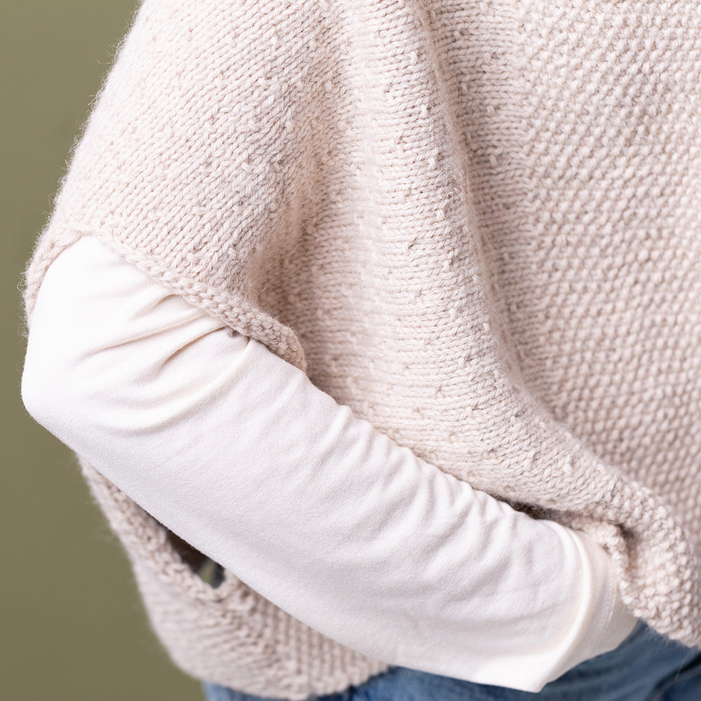 Pascuali Dotted Cape schema maglia mantella PDF top-down