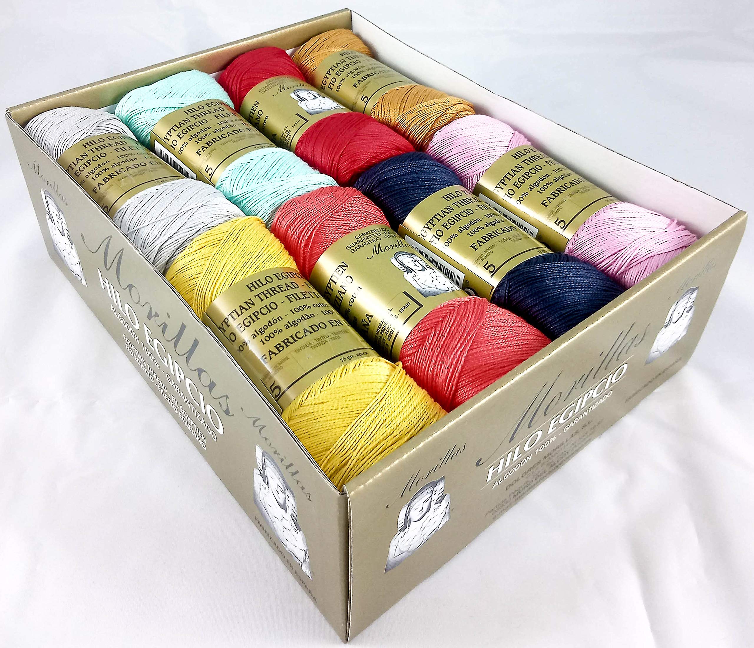 Morillas Zepelines Ne 5/2 cotone perlato assortiti 16pz
