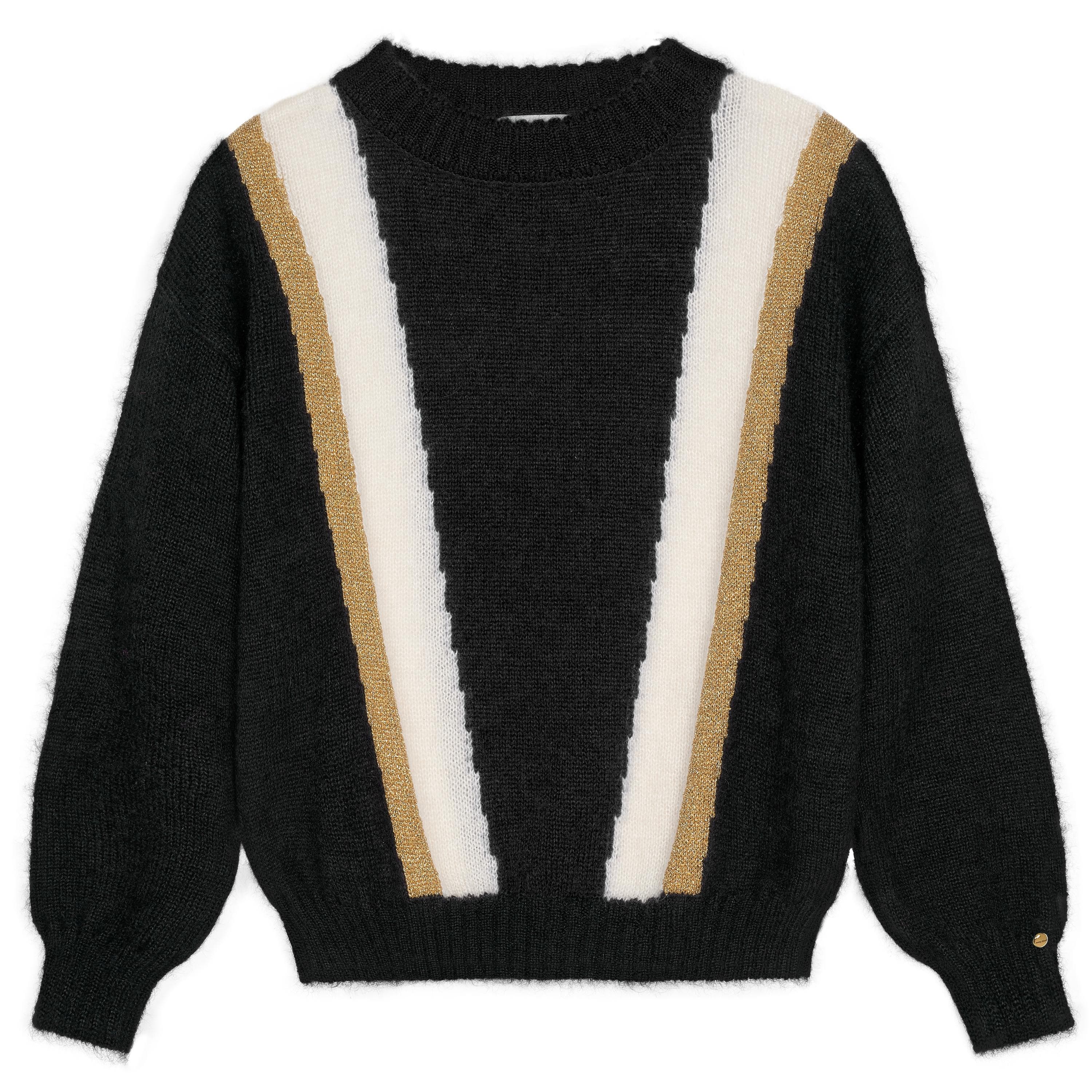 Anny Blatt Serena maglione mohair nero taglia M in seta