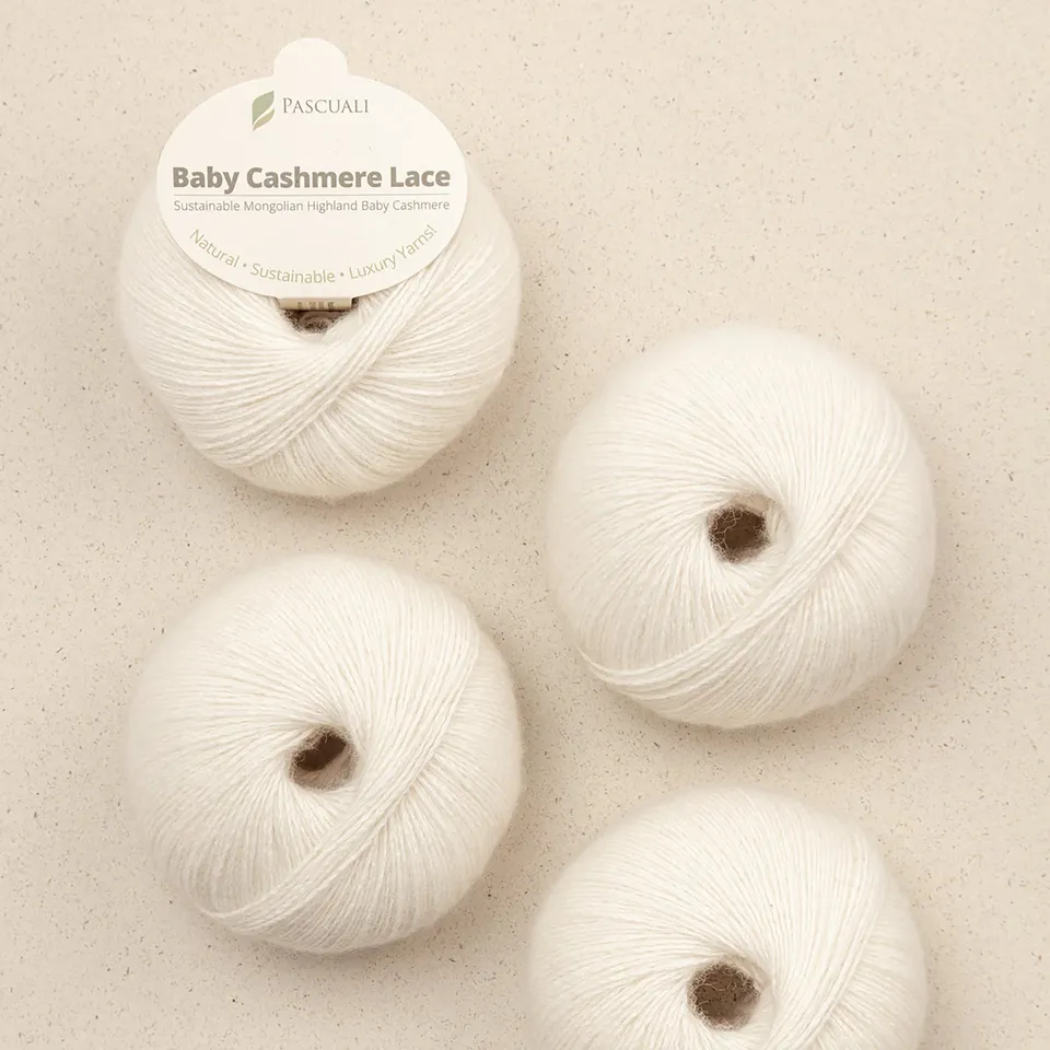 Pascuali Baby Cashmere Lace filato 54 bianco lana