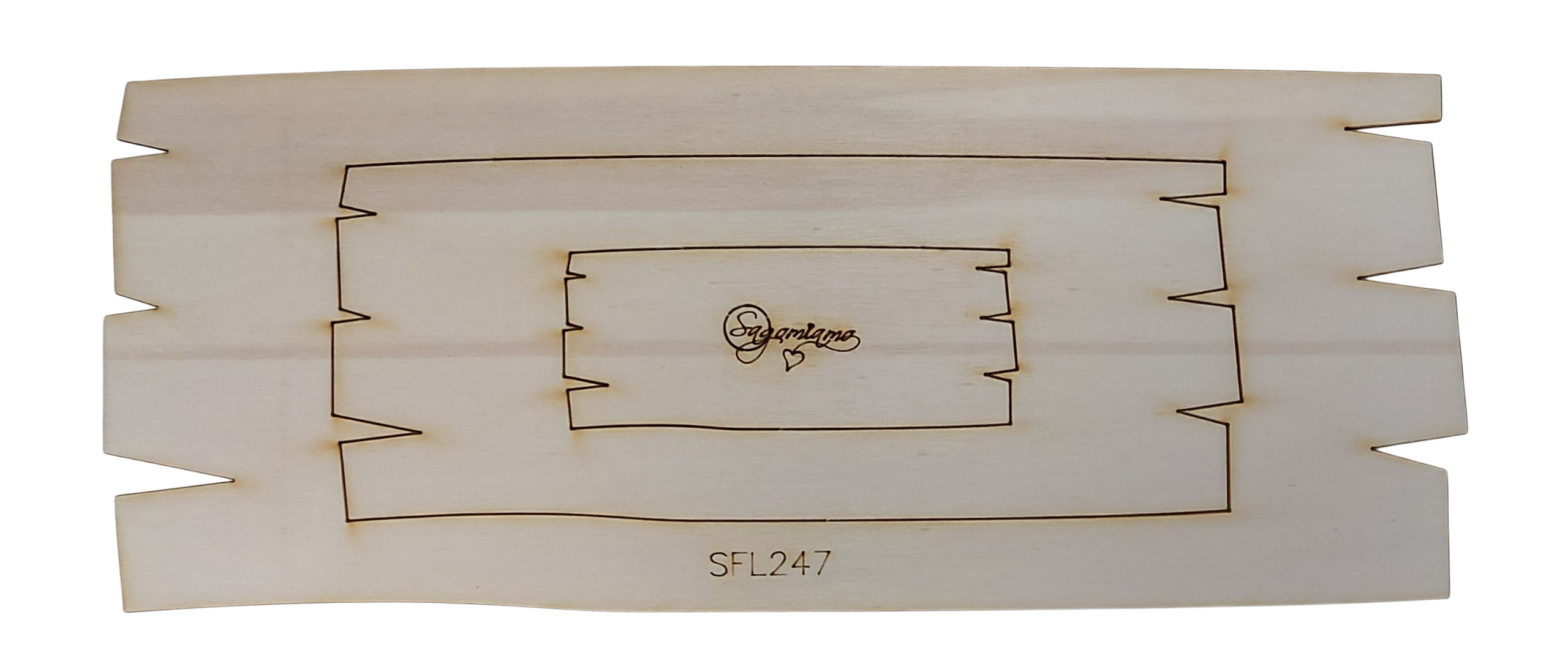 Il Filo di Arianna Sagomiamo SFL247 banner legno 30 cm