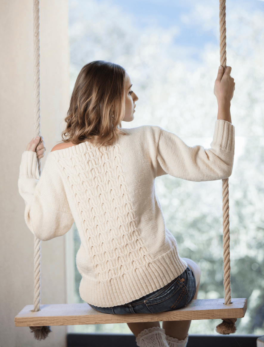 Rosarios4 191 Camisola Marble schema maglia donna