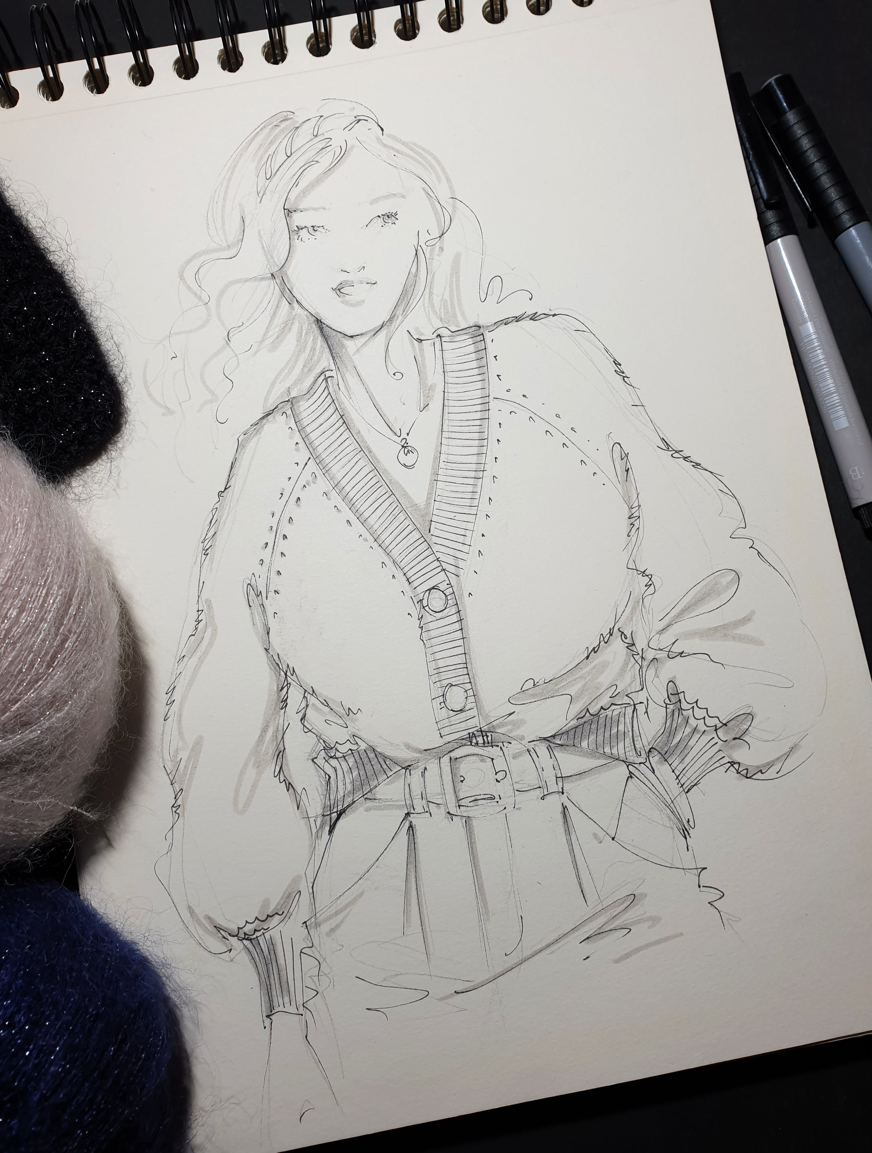 Annyblatt April kit maglia gilet mohair