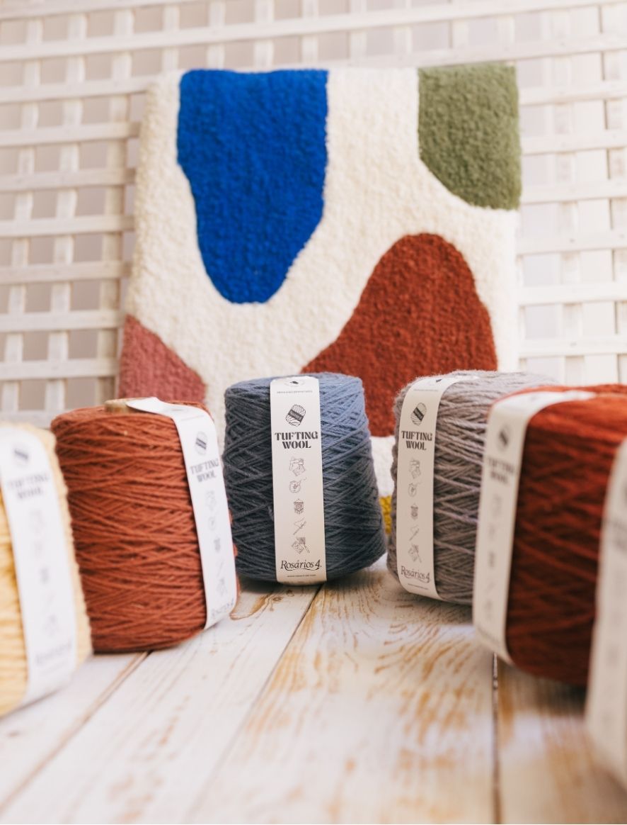 Rosarios4 Tufting Wool filato per tufting