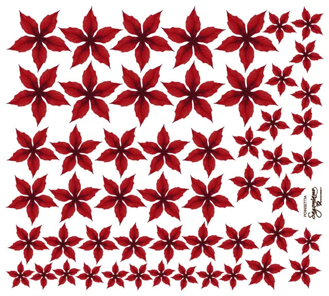 Il Filo di Arianna Pan 02 pannello stelle Natale 45x50 cm