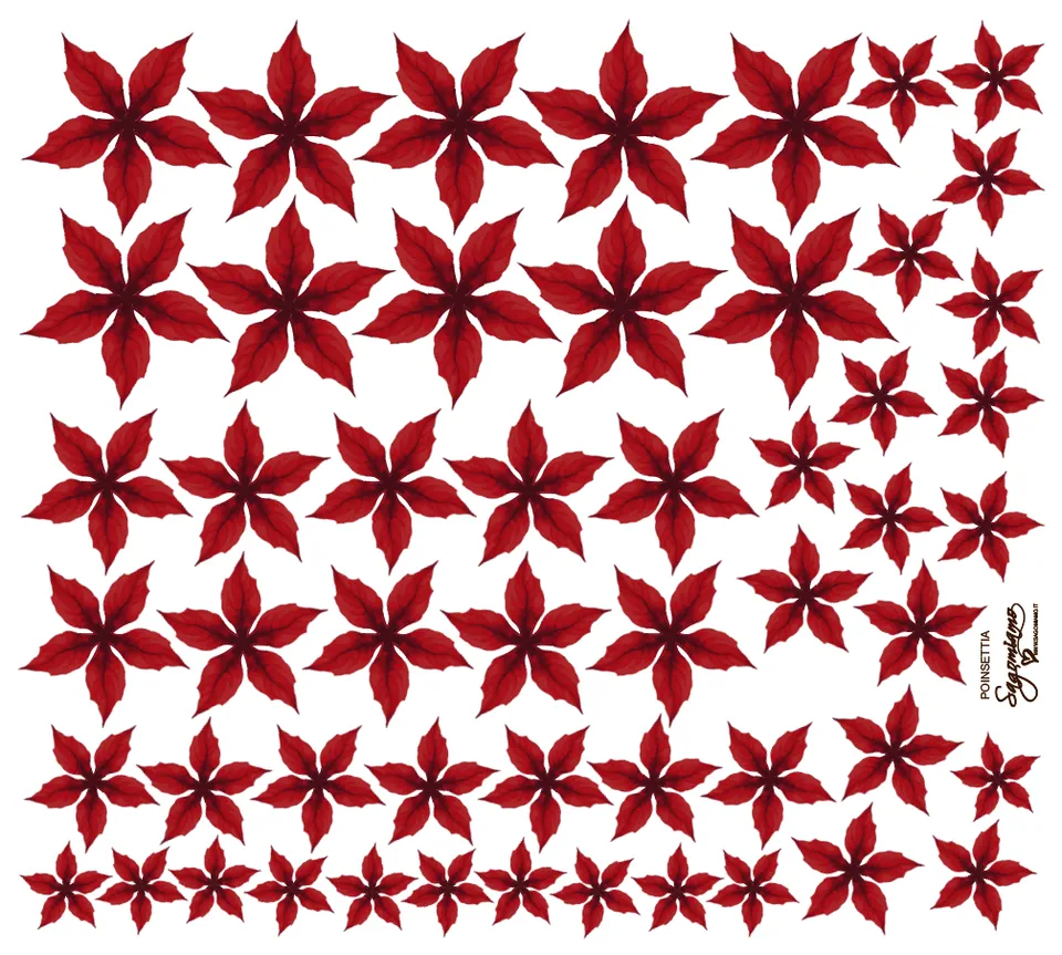 Il Filo di Arianna Pan 02 pannello stelle Natale 45x50 cm