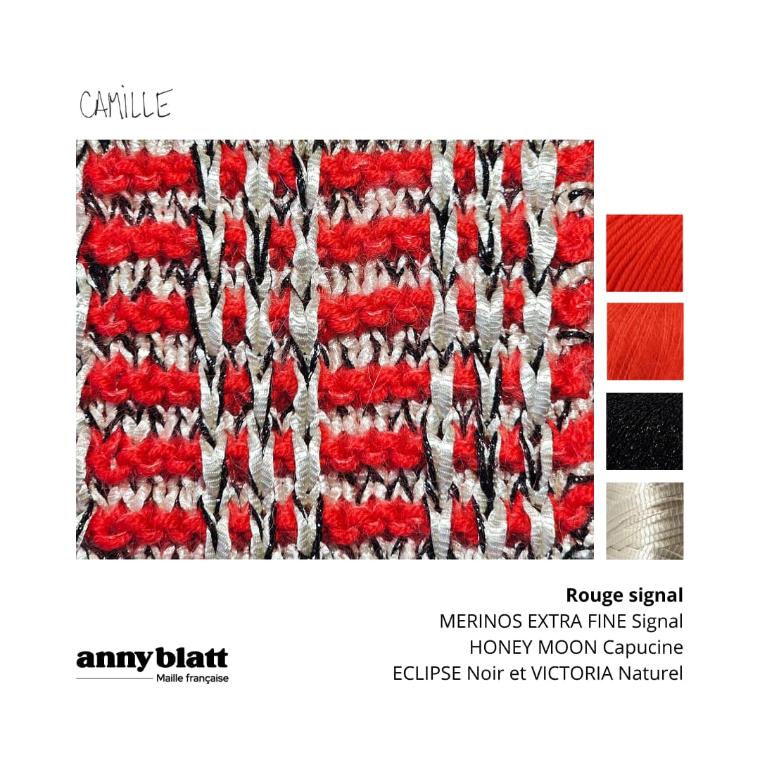 Anny Blatt Camille kit giacca tweed marine