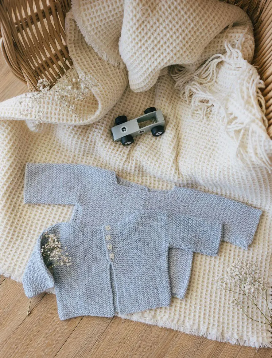 Rosarios4 439 Casaco Falua schema cardigan bambino