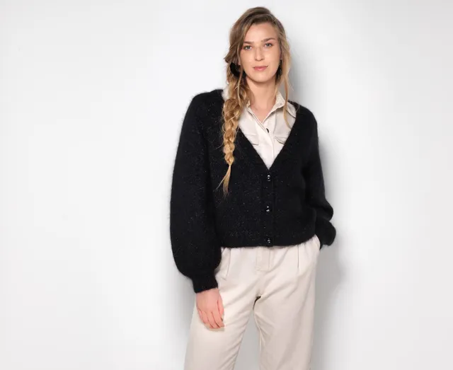 Annyblatt April kit maglia gilet mohair