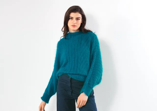 Annyblatt Cerbère kit maglia pullover angora