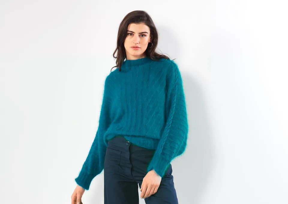 Annyblatt Cerbère kit maglia pullover angora