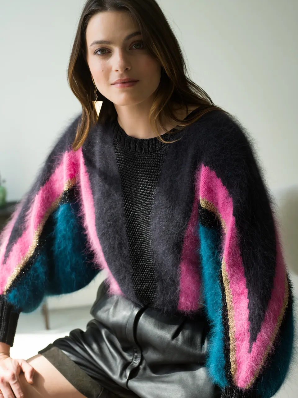 Annyblatt Scarlett kit maglia Dubaï e Rosa angora