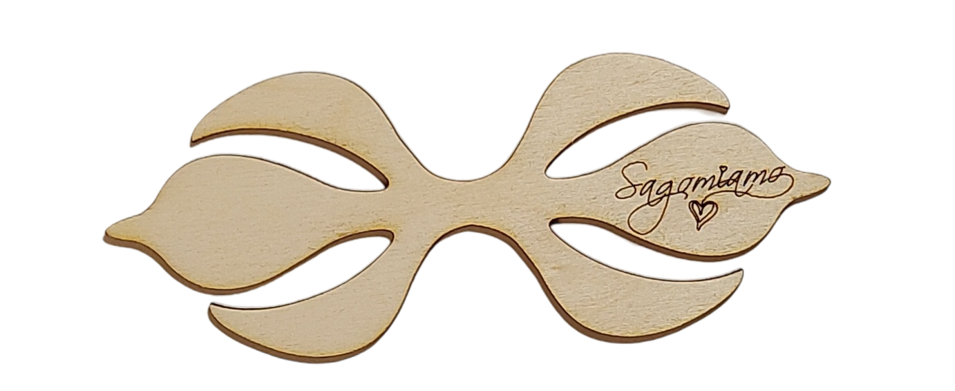 Il Filo di Arianna Formallegra Fiocco Triplo SFL112A Sagoma 7cm