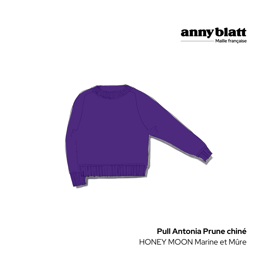 Annyblatt Antonia kit maglia pullover mohair chiné