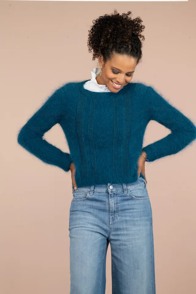 Anny Blatt Melinda kit maglione angora dubai taglia S