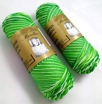 Morillas Zepelines Ne 5/2 filo cotone 2x75 g verde 26 mercerizzato