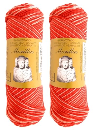 Morillas Zepelines Ne 5/2 cotone perlato arancione 27 2x75g