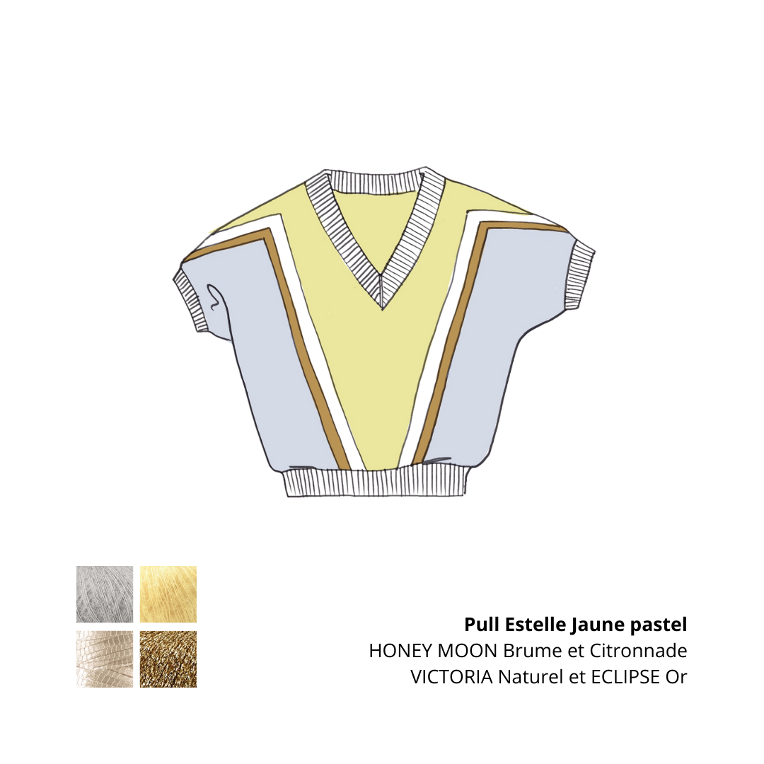 Anny Blatt Estelle kit maglia pull donna in mohair